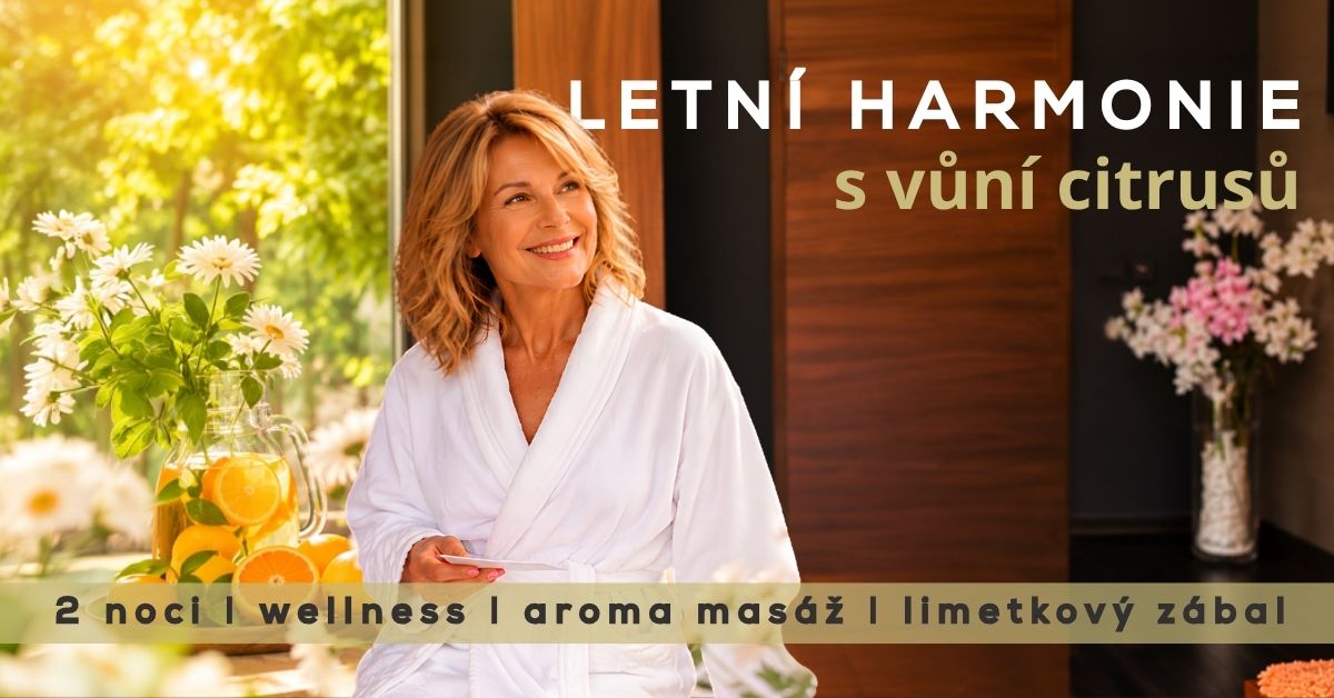 letní Harmonie banner wellness poděbrady